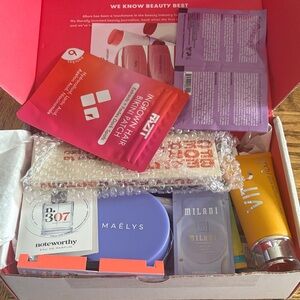 Beauty Box with Skincare and Makeup